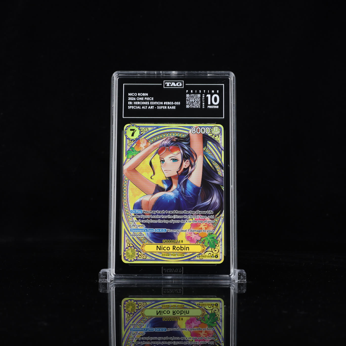 No. 1 TAG 10 Pristine Nico Robin (055) (SP) - Extra Booster: One Piece Heroines Edition (EB-03)